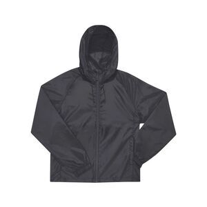 B&C Unisex Adult Reset Lined Windbreaker / Dark Grey